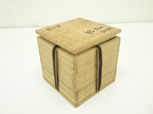 萬古焼　萬古窯　金赭磁　茶碗　月華造 道具 ] - 道具 萬古焼 松月造 茶碗（共箱） | ネットショップ圭